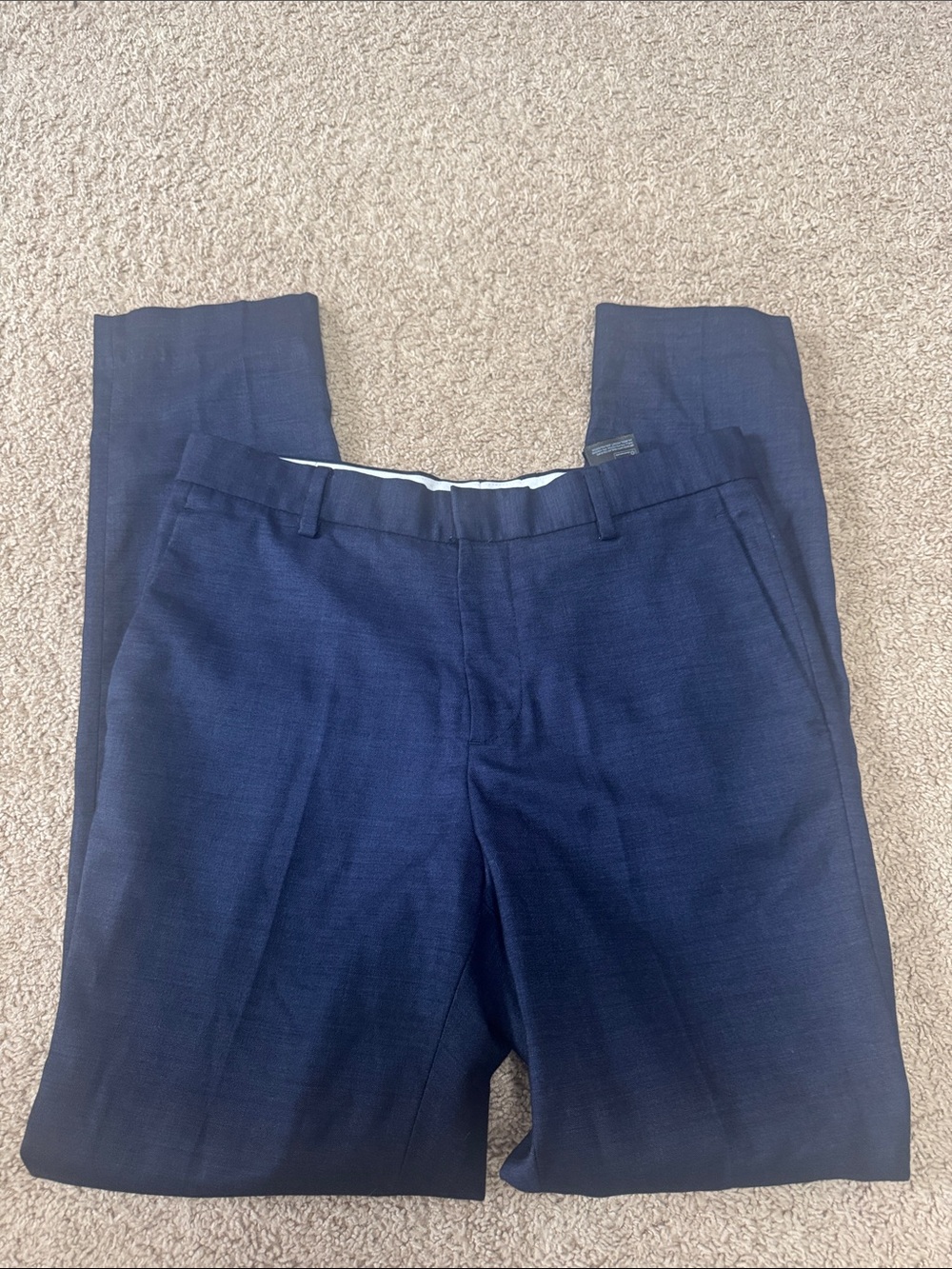 SKINN Men's Navy Blue Dress Pants